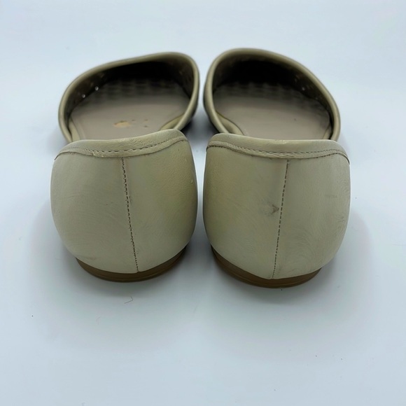 Franco Sarto Honesty 2 Pointed Toe Perforated Leather Two Toned Flats Size 7.5 - Picture 4 of 6